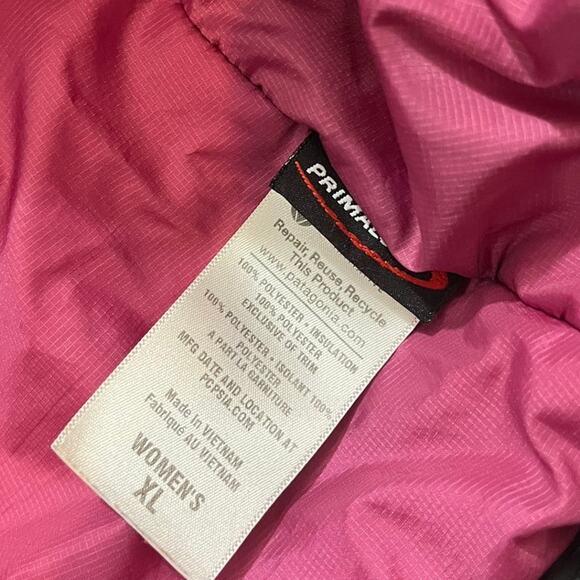 Patagonia Micro Puff Full Zip Quilted Insulated Hooded Jacket Womens XL Gray - Picture 8 of 9